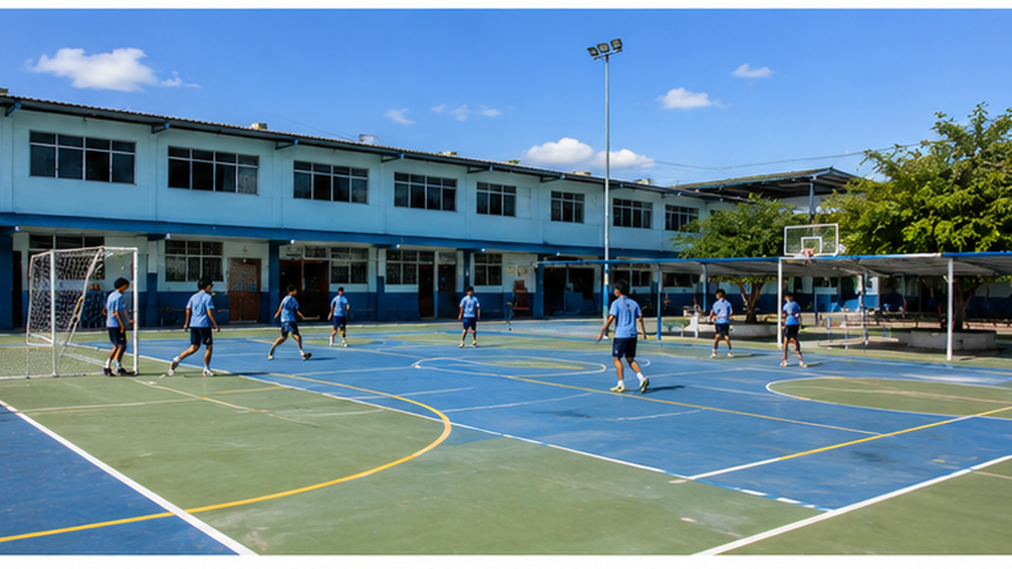 Área deportiva del colegio Nova Excellence