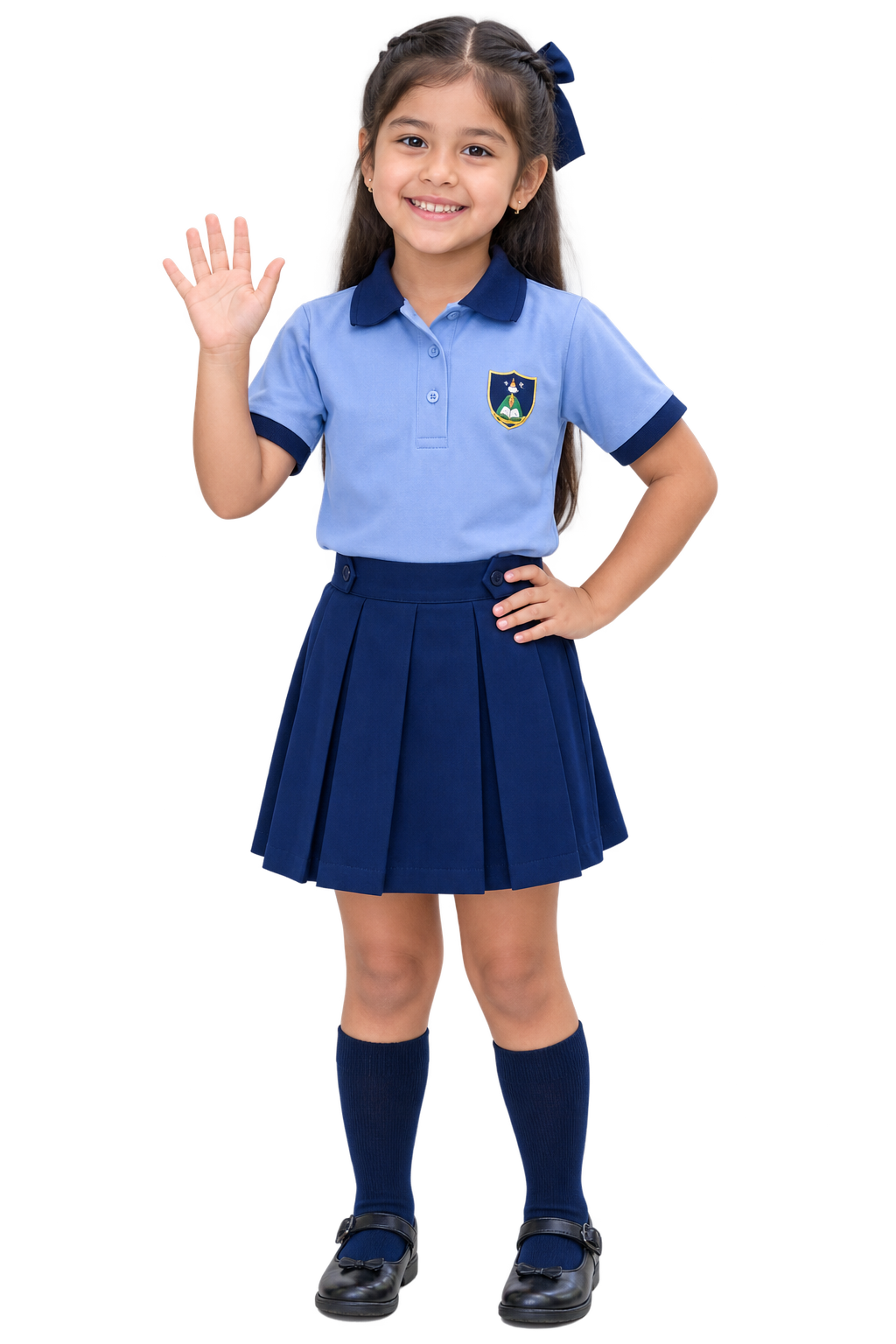 Estudiante de Inicial con uniforme institucional