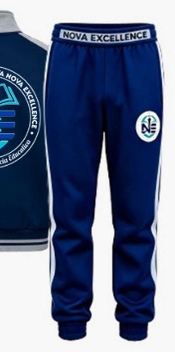 Pantalon buzo frente — uniforme oficial IEP Nova Excellence